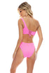 Luli Fama Pura Curiosidad One Shoulder Lace Back Top
